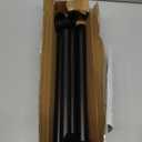 Black Shower Curtain Rod 31 to 104 Inch,1 Inch Diameter Adjustable Spring Tension Curtain Rod No Drilling Stainless Steel Telescoping Rod,No Rust