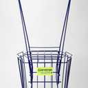 Gamma Sports Pickleball Hopper  50 Ball Picker Upper with Hexagonal Basket, Reinforced Welds, Carbon Steel Wires & Attached Lid for Durable Pickleball Storage