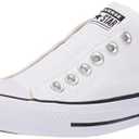 Converse Men's Chuck Taylor All Star Slip Shoe, White/Black/White, 5.5 M US