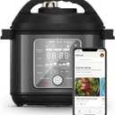 Instant Pot Pro Plus Wi-Fi Smart 10-in-1, Pressure Cooker, Slow Cooker, Rice Cooker, Steamer, Saut Pan, Yogurt Maker, Warmer, Canning Pot, Sous Vide, Includes App with Over 800 Recipes, 6 Quart (Black)