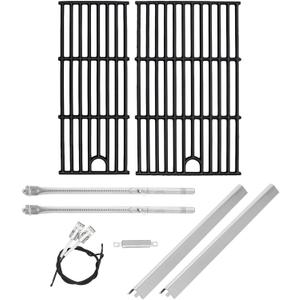 BQMAX 17 Inch Grill Parts Kit for Charbroil Performance 2 Burner 463660421 463655621 463630422 463630021 G426-0005-W1 G325-0002-W1, Cooking Grill Kit Replacement Parts for Charbroil Grill 2 Burner
