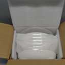 Y YHY Pasta Bowls, 30oz Salad Bowls White Soup Bowls Large Pasta Serving Bowl Porcelain Pasta Plates Wide and Shallow Bowls Set of 6 Microwave Dishwasher Safe Valentines Day Gift