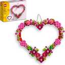 LEGO Heart Ornament Building Toy Set - Fun Arts and Crafts Idea for Girls and Boys, Ages 9+ - Gift for Kids - Display on The Wall as Home Decoration - 40638