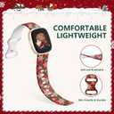 2 x Getino Sport Band Compatible with Fitbit Versa 4 Bands/Versa 3 Bands & Fitbit Sense Bands/Sense 2 Bands for Women Men, Soft Replacement Strap Accessories for Fitbit Sense/Sense 2/Versa 4/Versa 3 Watch (Large, Z-Red Plaid & Snowflake)