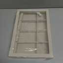 Oirlv Stackable 12 Girds Jewelry Trays Jewelry Storage Tray Showcase Display Organizer(13.8" X 1.4"X 9.4")