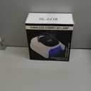 M - GlowPro Professional Hybrid 86W Wireless Rechargeable UV LED Nail Curing Lamp Cordless Nail Dryer for Gel Nails, Manicure, Pedicure (Black & White)