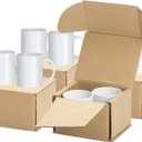 PYD Life 8 Pack Sublimation Mugs Blanks 11 OZ Coffee Mugs White Ceramic Photo Cups Bulk for Cricut Mug Press Print
