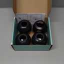 Child Safety Door Knob Cover (4 Pack) Hard-to-Remove Dual-Lock Door Handle Covers for Kids - Reusable Baby Proof Door Knob Locks - Installs Easily, No Tools Needed (Black)