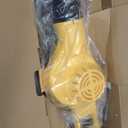 Leaf Blower Cordless with 2 Batteries and Charger, 21V Electric Leaf Blower with 2 Speed Modes, 2.0Ah Lightweight Battery Powered Blowers for Lawn Care, Patio, Blowing Leaves (Yellow)