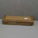 AMZSEVEN Curtain Rods for Windows 16 to 76 Inches, Curtain Rod Max Adjustable Length of 88 IN, 6/8" Diameter Drapery Rods Round Finials, Black, Pack of 1