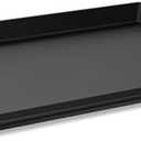 Cast Iron Griddle for Gas Grill, 23" x 16" Large Matte Porcelain Enamel Griddle for Gas & Charcoal Grills, Universal Flat Top Plate with Extra High Sidewalls for Camping, Tailgating, Parties