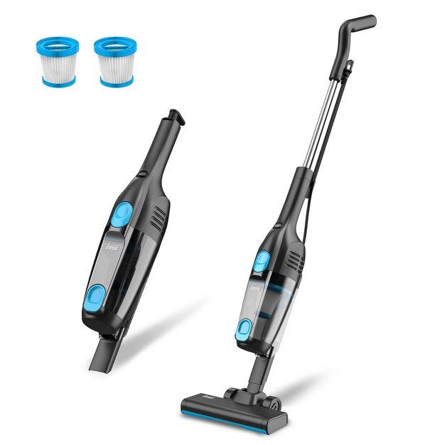INSE R6 Corded Vacuum Cleaner, 15KPa Powerful Suction with 600W Ultra-Lightweight, Bagless Upright Vacuum for Hard Floor Carpet Pet Hair Car Cleaning