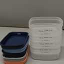 SIGNORA WARE Condiment Containers with Lids- 6 pk. 3 oz.Salad Dressing to go Small Food Storage Containers- Sauce Cups Leak proof Reusable Plastic BPA free for Lunch Box Picnic Travel