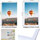 JCJMY 13x22 Picture Frame White for Poster Photo Picture, Horizontal and Vertical Formats for Wall Hanging, 13 x 22 Wall Gallery Poster Photo Frame for 13 by 22 Photos Posters, White