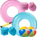 Pool Swim Tubes Rings, Inflatable Pool Floats, Swim Tube Raft