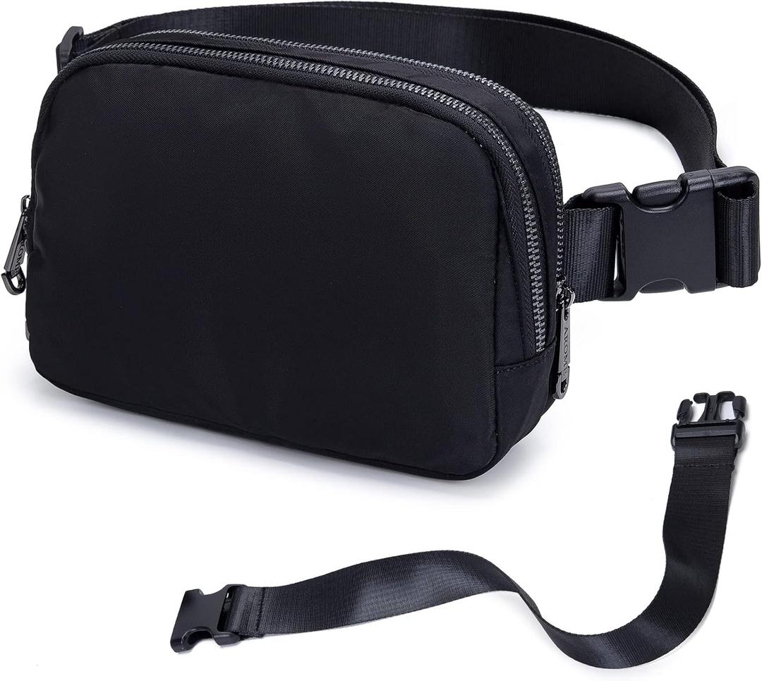 AROME Mini Belt Bag for Women, Fashion Waist Packs Fanny Pack Crossbody Bags with Strap Extender for Women Men, Waterproof Waist Bag Hip Bum Bag for Casual Travel Running Hiking Outdoor Sports