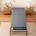 Twin XL Bunkie Board 10mm (38" x 79") – Grey Under Mattress Support, Anti-Sag & Noise-Free, Breathable Low Profile Bed Board for Metal Frame, Slatted Beds&Platform