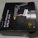 InoKraft Undercoating Spray Gun With Suction Feed Cup, 360 & Straight Spray Hoses, For Truck Bed Liner Coating, Rubberized Undercoat, Rust Proofing