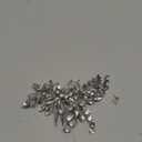 Easedaily Bride Wedding Hair Comb Silver Crystal Hair Pieces Rhinestone Headpieces Bridal Clip Side Combs Hair Accessories for Women and Girls