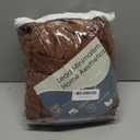 Extra Long Rustic Brown Linen Curtains 120 Inch for Living Room 2 Panels Set Rod Pocket Back Tab Light Filtering Semi Sheer Linen Window Drapes Privacy High Ceiling Drapes for Farmhouse 52x120