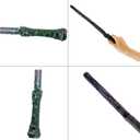 15Pcs Tie Costume Striped Scarf Necktie Wand Wizard Glasses Hat Lightning Bolt Tattoos Halloween Cosplay Party Supplies Accessories for Kids and Adults