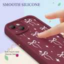 Case for iPhone 13, Silicone Shockproof Cover Women