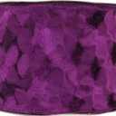 MEEDEE Purple Wired Velvet Ribbon 4 Inch Wide Double Sided for Christmas Tree, Holiday Crafts, Home Decor, Topper Bow, Garlands, Wreaths (10 Yards)