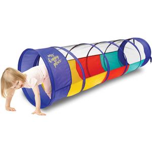 Kiddey Play Tunnel for Kids | Crawl Tunnels with See Through Sides | Outdoor & Indoor Multicolored Tent for Dogs, Toddlers, and Babies | Pop Up Baby Crawling Backyard Tunnel | Balls NOT Included