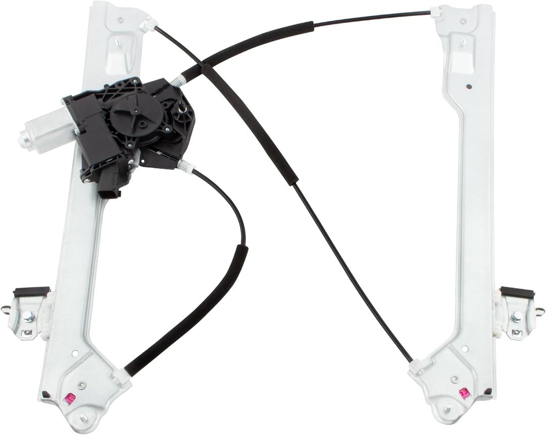 BOXI 751-725 Front Right Window Regulator & Motor for Cadillac Escalade/for GMC Chevy Silverado 2500 HD 3500 HD Suburban Tahoe/Steel/Silvery/23422491