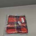 Set of 2 Red Buffalo Plaid Check Throw Pillow Covers 18x18 Inch Rustic Christmas Farmhouse Decorative Cushion Cases Double-Sided Winter Home Decor for Sofa Couch