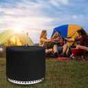 CANDANA Fire Pit Covers for Solo Stove Ranger 15 Inch, 600D Grill Cover for Ranger 15", Waterproof Outdoor BBQ Grill Cover