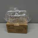 TAILI Sponge Holder for Kitchen Sink with Strong Suction Cup Removable, Rustproof Aluminum Sink Caddy for Sponge, Brush, Scrubber, Scraper -Silver