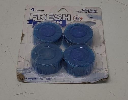 4 Count Toilet Bowl Cleaning Tablets