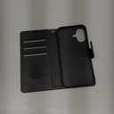 FLIPALM Wallet Case for iPhone 17 Series with Wrist Strap - PU Leather Folio Flip with Credit Card Holder & Kickstand, Protective Cover (Black, for iPhone 17)