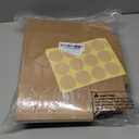 HawHawToys 60 pcs Bakery Boxes with Window, 6 x 6 x 3 inches, Kraft Cookie Boxes Pastry Boxes for Baked Goods (Brown)