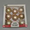 Glass Ornament Set 2.5in Balls 8pc