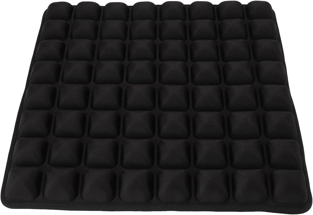 ZIZEV Car Seat Cushion Comfort Memory Foam, 17.72 x 17.72 x 1.77in Seat Cushion for Car and Office Chair, Shock Absorbing Breathable Waterproofing Enhanced Comfort for Vehicle Truck