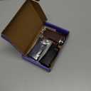 Folding Reading Glasses for Men Women, Keychain Compact Readers Blue Light Portable Pocket Eyeglasses (Black, Blue, Brown)