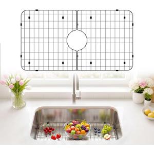 Stainless Steel Detachable Sink Grid (28-3/4" x 15-3/4" Center Drain)