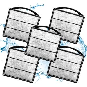 TARARIUM Aquarium Turtle Tank Filter 5pcs Low Water Level Power Filter Replacement Sponge Clip for IX-90 Filter