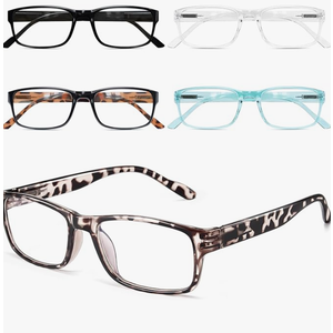 Gaoye Professional Reading Glasses for All Day - Computer Readers with Blue Light Protection - Value Pack , Pack of 5