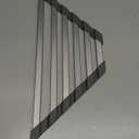 Corner Sink Drying Rack, 16"x9.5" Rust-Proof Aluminum Triangular Dish Drainer, Heat Resistant Roll Up Mat for Kitchen Counter, Sponge Holder & Organizer with Non-Slip Silicone Base, Gray