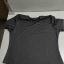 Women's Crew Neck Short Sleeve Tops Double Lined Slim Fit T Shirts and 
Mona Pocket Short Shorts
 XL