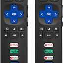 (Pack of 2) Replacement Remote Control Only for Roku TV, Compatible for TCL Roku/Hisense Roku/Onn Roku/Sharp Roku/Element Roku/Westinghouse Roku/Philips Roku Smart TVs (Not for Roku Stick and Box)