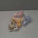 4 PCS Bow Hair Clips for Women Bow Claw Clip 5" Large Hair Claw Clips for Thick and Long Hair Cute Bows Jaw Clip (5" - Purple + Pink + Orange + Light Brown, 5" Extra Large) (1 Count (Pack of 4))