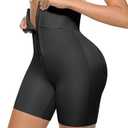 Lover-Beauty Tummy Control High Waist Shapewear for Women Butt Lifting Shorts Slimmer Womens Body Shaper Panties Black Large