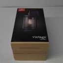 Xavier 1-Light Matte Black Hardwired Outdoor Indoor Wall Lantern Sconce with Seeded Glass Shade