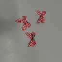 SAWINDA 20Pcs Red Mini Hair Bows Gingham Craft Small Bow Hair Clips Checkered Bows for Hair Cute Bowknot Hair Ribbon Barrettes Hair Clips Accessories for Teens Women and Girls