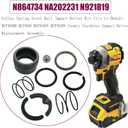 N864734 NA202231 N921819 Collar Spring Steel Ball Impact Driver Kit fits to Dewalt DCF850B DCF850 DCF845N DCF850N Atomic Cordless Impact Driver Replacement Assembly