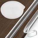 Loiion Edge Protector, 100% Silicone, Soft Corner Protectors for Kids, Pre-Tape Adhesive, Furniture-corner Safety Bumpers (3.3ft, Clear)